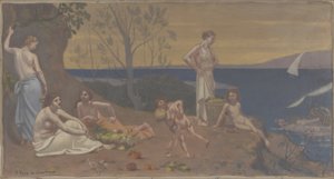 Doux Pays (Tierra agradable) de Pierre Puvis de Chavannes